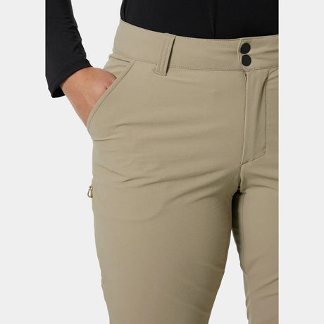 Helly Hansen Women's Brona Softshell Pants Vandrebukser Dame - Pebble -