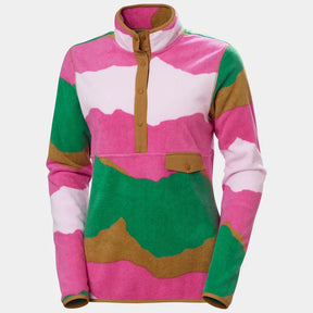 Helly Hansen Women's Maridalen Fleece Pullover Fleecetrøje Dame - Magenta Mountain Peak