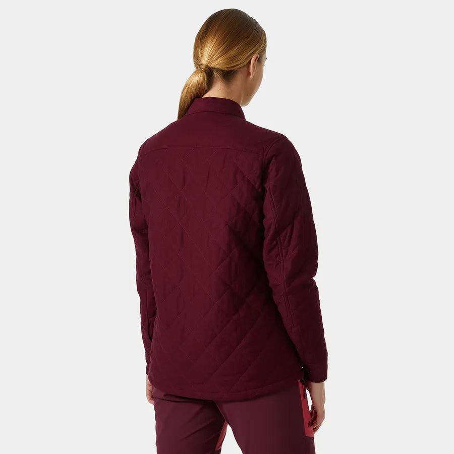 Helly Hansen Women’s Isfjord Insulated Shacket Skjortejakke Dame