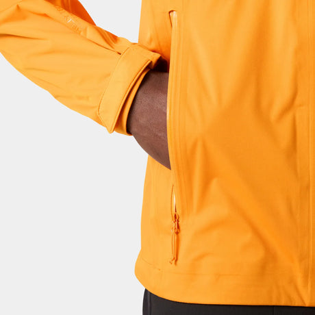 Helly Hansen Men's Momentum 3-Layer Stretch Jacket Regnjakke Herre - Ignite Orange -
