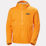 Helly Hansen Men's Momentum 3-Layer Stretch Jacket Regnjakke Herre - Ignite Orange -