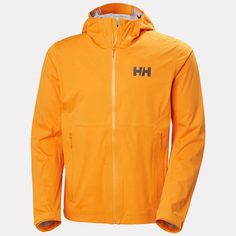 Helly Hansen Men's Momentum 3-Layer Stretch Jacket Regnjakke Herre - Ignite Orange -
