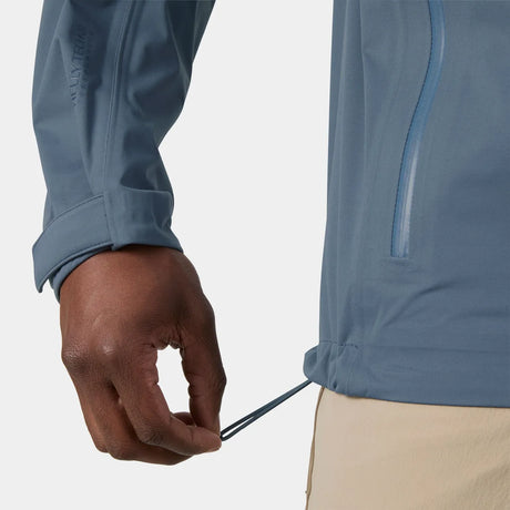 Helly Hansen Men's Momentum 3-Layer Stretch Jacket Regnjakke Herre - Washed Navy -