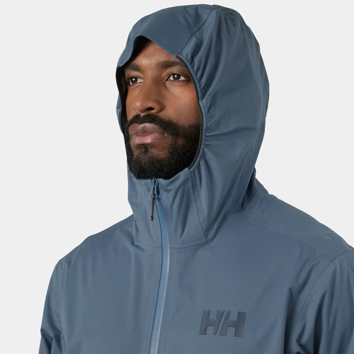 Helly Hansen Men's Momentum 3-Layer Stretch Jacket Regnjakke Herre - Washed Navy -