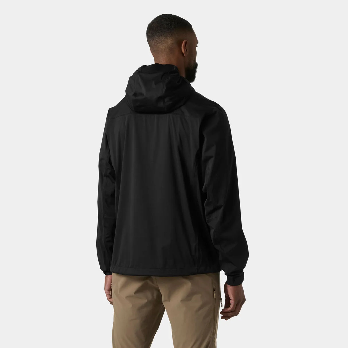 Helly Hansen Men's Momentum 3-Layer Stretch Jacket Regnjakke Herre - Black -