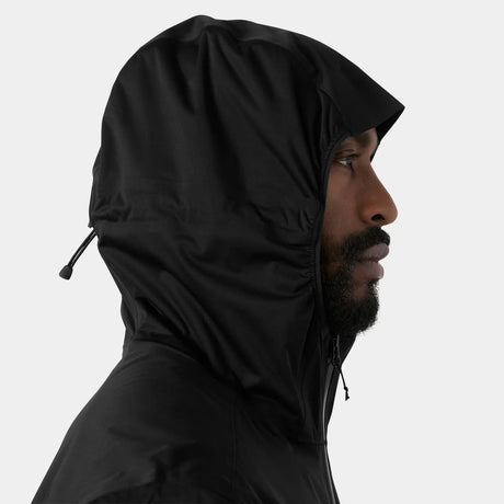 Helly Hansen Men's Momentum 3-Layer Stretch Jacket Regnjakke Herre - Black -