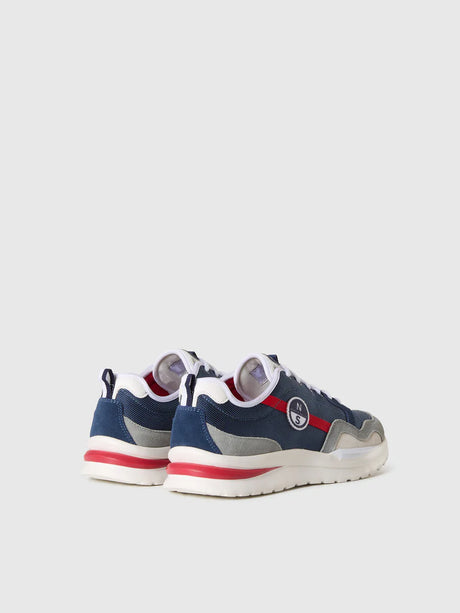 North Sails Horizon Jet Sneakers Herre - Dark Denim-Gray-Red -