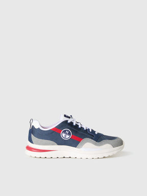 North Sails Horizon Jet Sneakers Herre - Dark Denim-Gray-Red - Dark Denim-Gray-Red