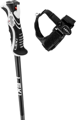 Leki Bold Lite S Skistave - Dark Anthracite - Bright Red - Black