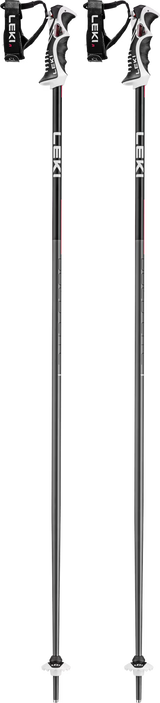 Leki Bold Lite S Skistave - Dark Anthracite - Bright Red - Black