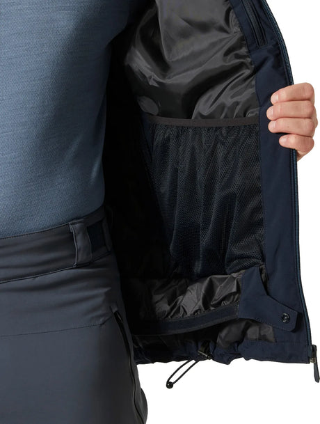 Helly Hansen Men's Panorama 2.0 Insulated Ski Jacket Skijakke Herre - Navy -