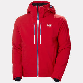 Helly Hansen Men's Alpha LIFALOFT Insulated Ski Jacket Skijakke Herre - Red - Red