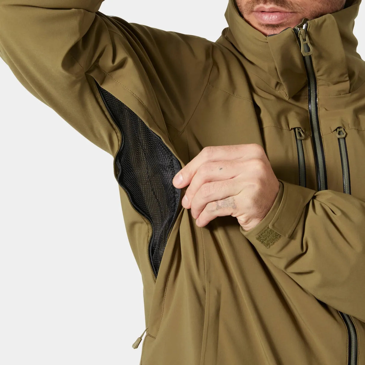 Helly Hansen Men's Alpha LIFALOFT Insulated Ski Jacket Skijakke Herre - Sepia -