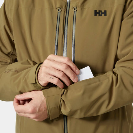 Helly Hansen Men's Alpha LIFALOFT Insulated Ski Jacket Skijakke Herre - Sepia -