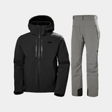 Helly Hansen Men's Alpha Lifaloft Skisæt Herre - Black / Concrete - 3XL