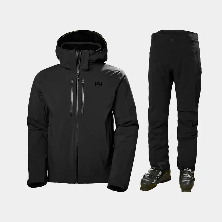 Helly Hansen Men's Alpha Lifaloft Skisæt Herre - Black - 3XL
