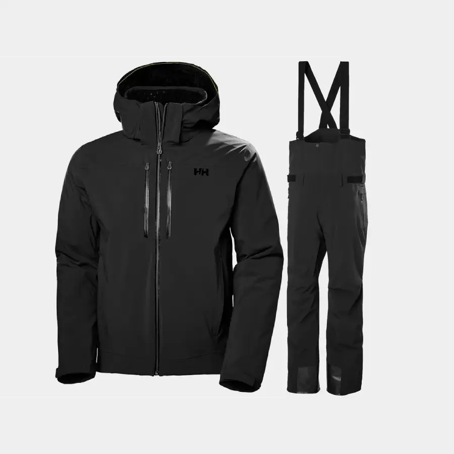 Helly Hansen Men's Alpha Lifaloft Bib Pants Skisæt Herre - Black - 3XL