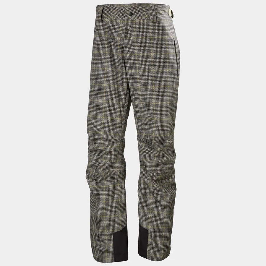 Helly Hansen Men's Legendary Insulated Ski Pants Skibukser Herre - Pebble Broxburn Plaid AOP