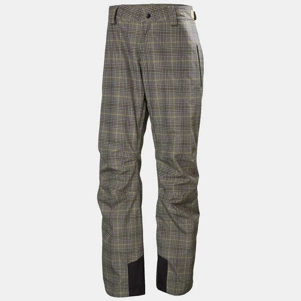 Helly Hansen Men's Legendary Insulated Ski Pants Skibukser Herre - Pebble Broxburn Plaid AOP