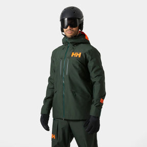 Helly Hansen Men's Garibaldi & Sogn Skisæt Herre - Dark Jungle / Neon Orange -
