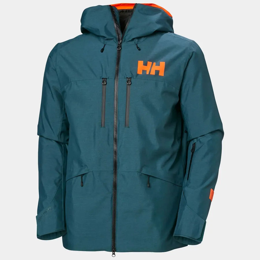 Helly Hansen Men's Garibaldi / Sogn Skisæt Herre - Dark Creek / Neon Orange -