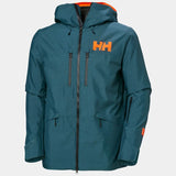 Helly Hansen Men's Garibaldi 2.0 Insulated Ski Jacket Skijakke Herre - Dark Creek - Dark Creek L