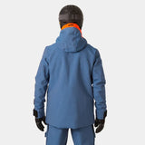 Helly Hansen Men's Garibaldi / Sogn Skisæt Herre - Deep Fjord / Neon Orange