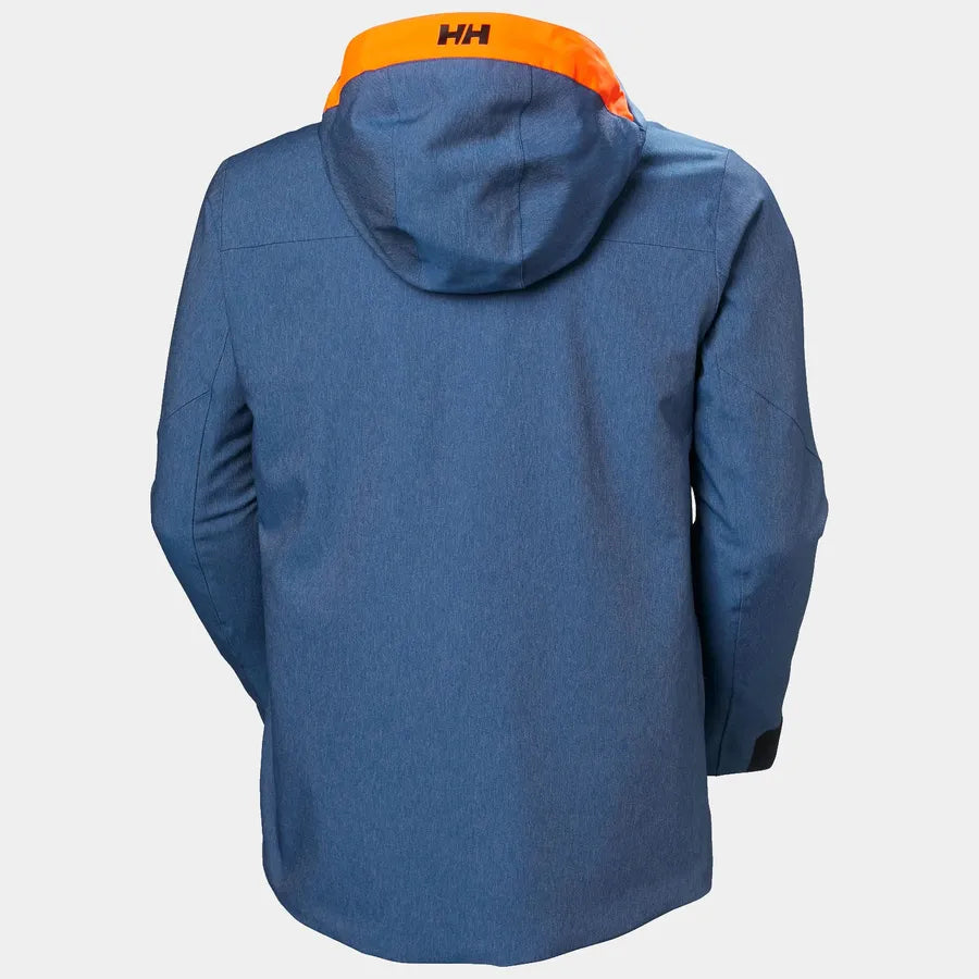 Helly Hansen Men's Garibaldi / Sogn Skisæt Herre - Deep Fjord / Neon Orange