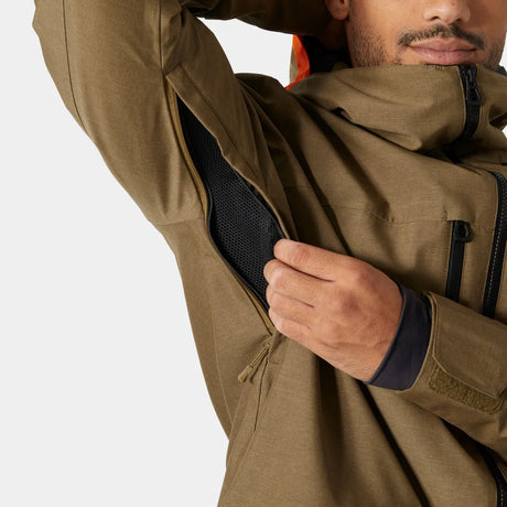 Helly Hansen Men's Garibaldi 2.0 Insulated Ski Jacket Skijakke Herre - Sepia -