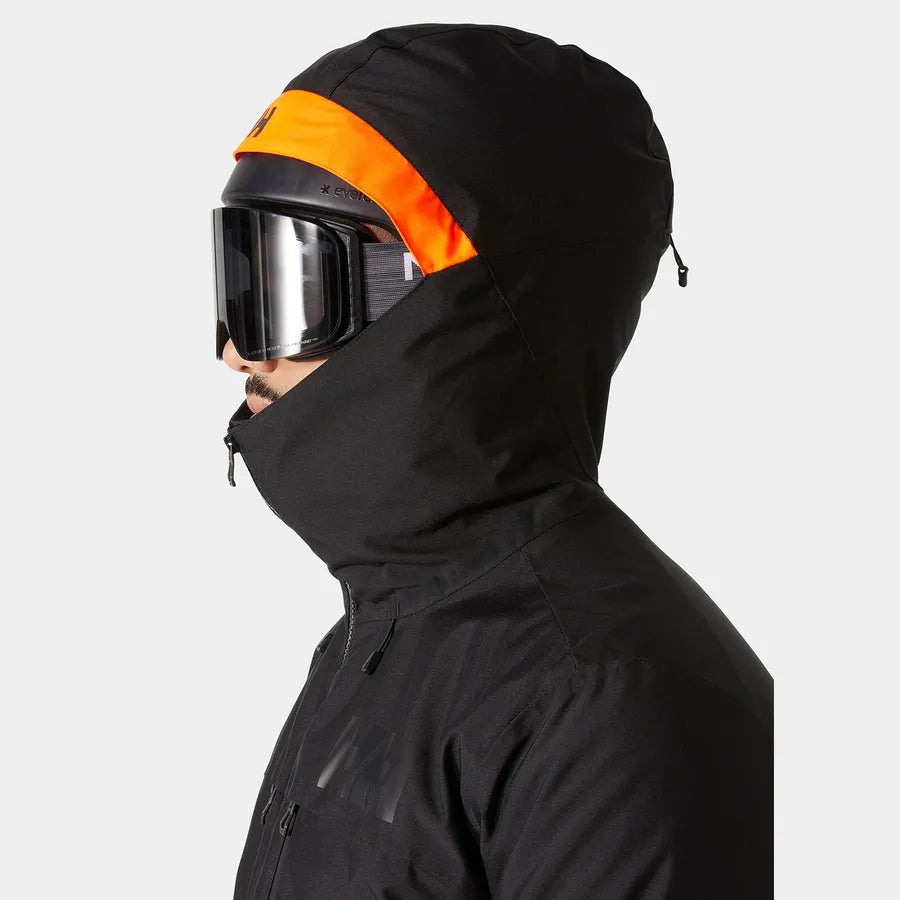 Helly Hansen Men's Garibaldi / Sogn Skisæt Herre - Black / Neon Orange -