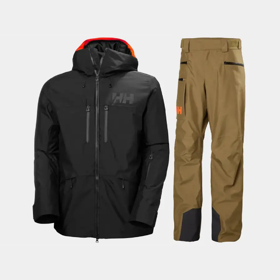 Helly Hansen Men's Garibaldi 2.0 Skisæt Herre - Black / Sepia