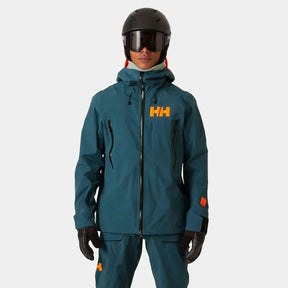 Helly Hansen Men’s Sogn Shell 2.0 & Cargo Skisæt Herre - Dark Creek / Neon Orange -