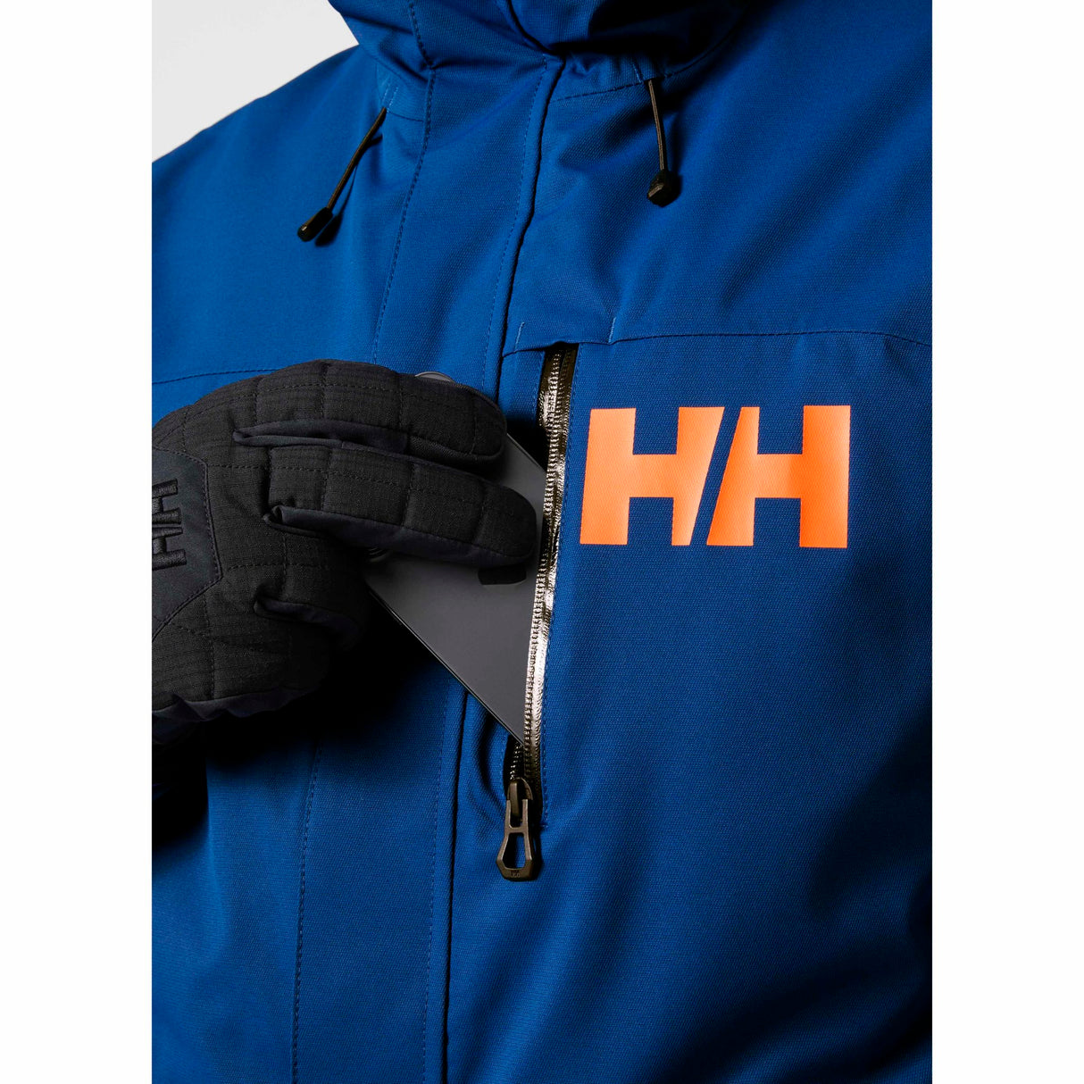 Helly Hansen Men's Kickinghorse / Sogn Skisæt Herre - Deep Fjord / Neon Orange -