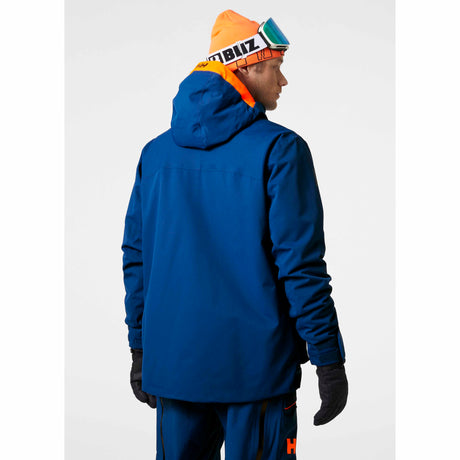 Helly Hansen Men's Kickinghorse / Sogn Skisæt Herre - Deep Fjord / Neon Orange -