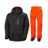 Helly Hansen Men's Kickinghorse / Sogn Skisæt Herre - Black / Neon Orange