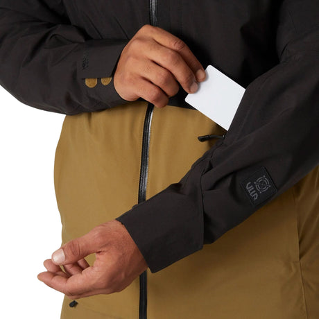 Helly Hansen Men's Powderface Insulated Ski Jacket Skijakke Herre - Lynx -