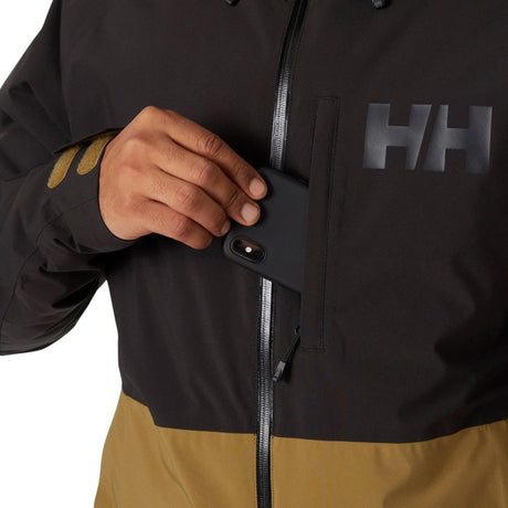 Helly Hansen Men's Powderface Insulated Ski Jacket Skijakke Herre - Lynx -