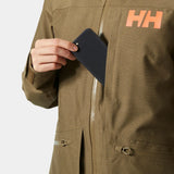 Helly Hansen Women's Powderqueen 3.0 Ski Jacket Skijakke Dame - Sepia -