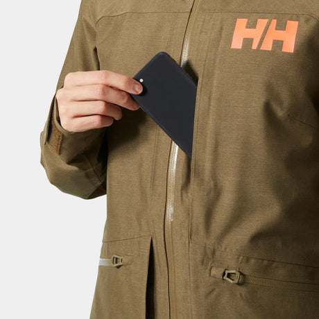 Helly Hansen Women's Powderqueen 3.0 Ski Jacket Skijakke Dame - Sepia -