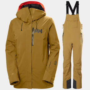 Helly Hansen Women's Powshot & Legendary Bib Skisæt Dame - Lynx - XL