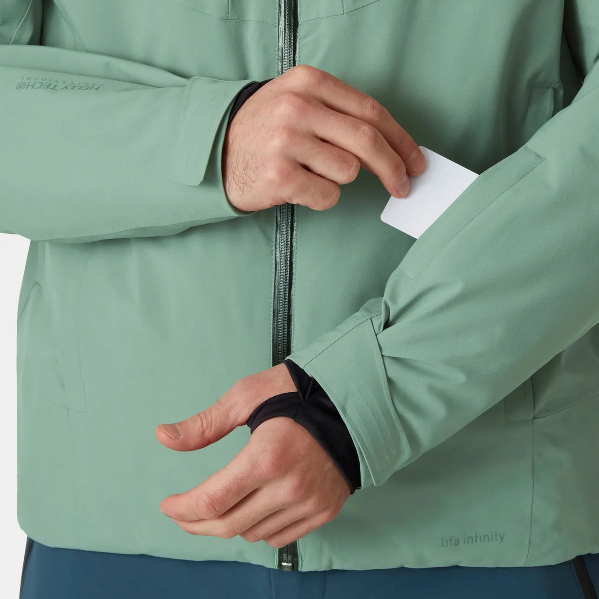 Helly Hansen Men's Alpha Infinity Insulated Ski Jacket Skijakke Herre - Cactus -