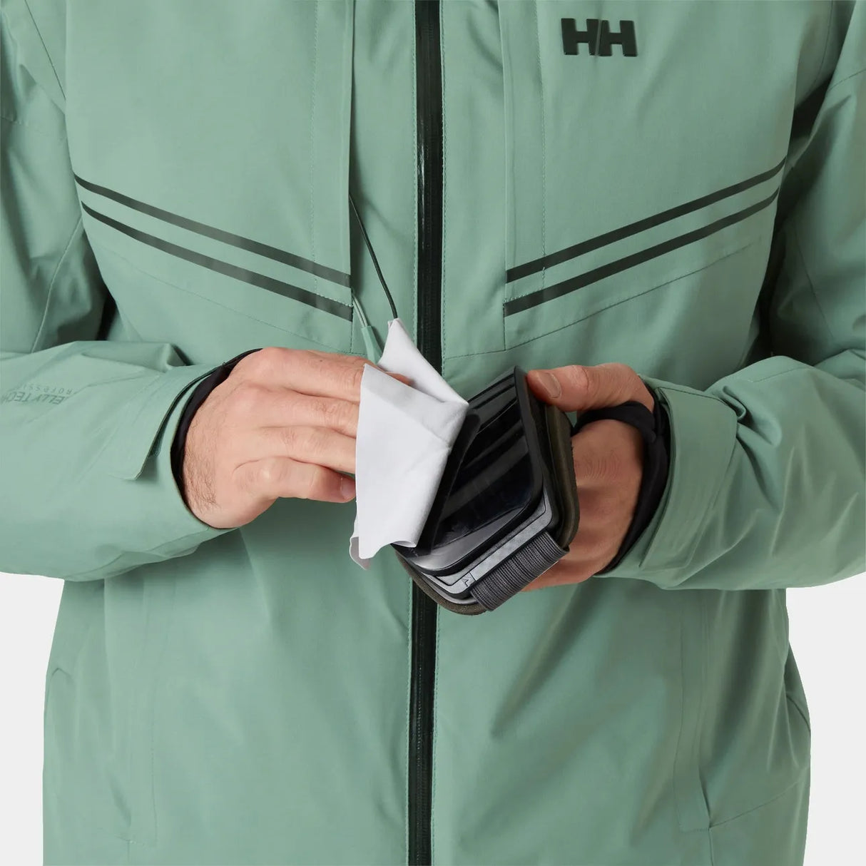 Helly Hansen Men's Alpha Infinity Insulated Ski Jacket Skijakke Herre - Cactus -