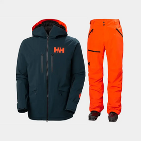 Helly Hansen Men's Garibaldi Infinity & Sogn Skisæt Herre - Midnight / Neon Orange - 2XL