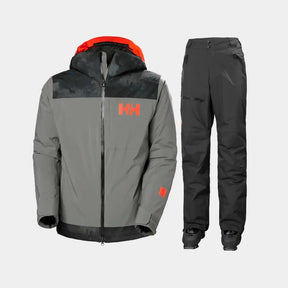 Helly Hansen Men's Powdreamer 2.0 / Sogn Skisæt Herre - Concrete / Black - 2XL
