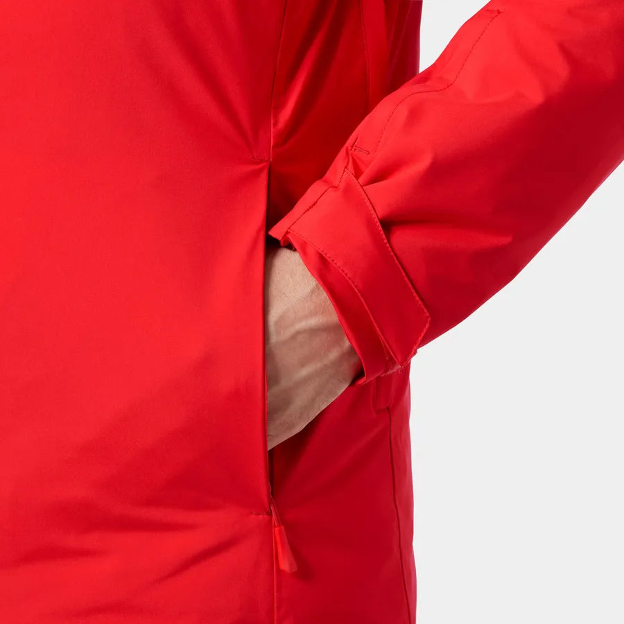 Helly Hansen Men's Swift Team Insulated Ski Jacket Skijakke Herre - Alert Red