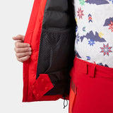 Helly Hansen Men's Swift Team Insulated Ski Jacket Skijakke Herre - Alert Red