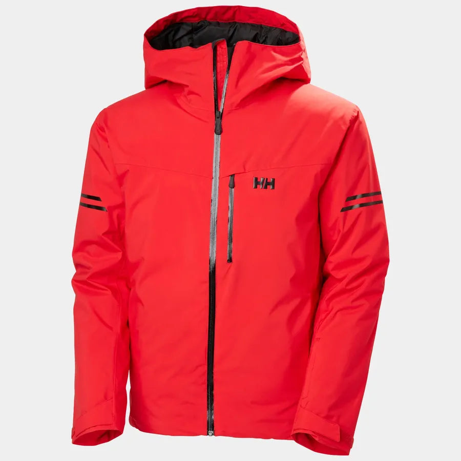 Helly Hansen Men's Swift Team Insulated Ski Jacket Skijakke Herre - Alert Red