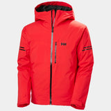 Helly Hansen Men's Swift Team Insulated Ski Jacket Skijakke Herre - Alert Red