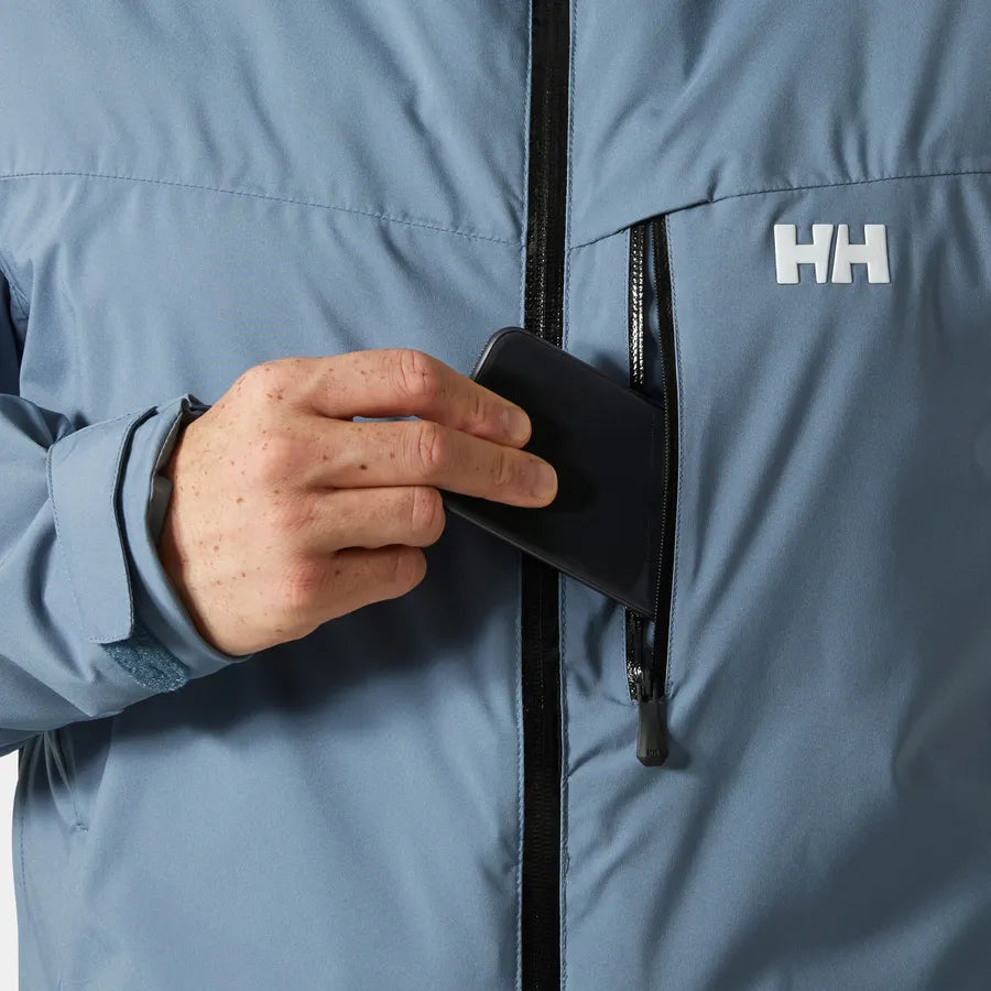 Helly Hansen Men's Swift Team Insulated Ski Jacket Skijakke Herre - Washed Navy