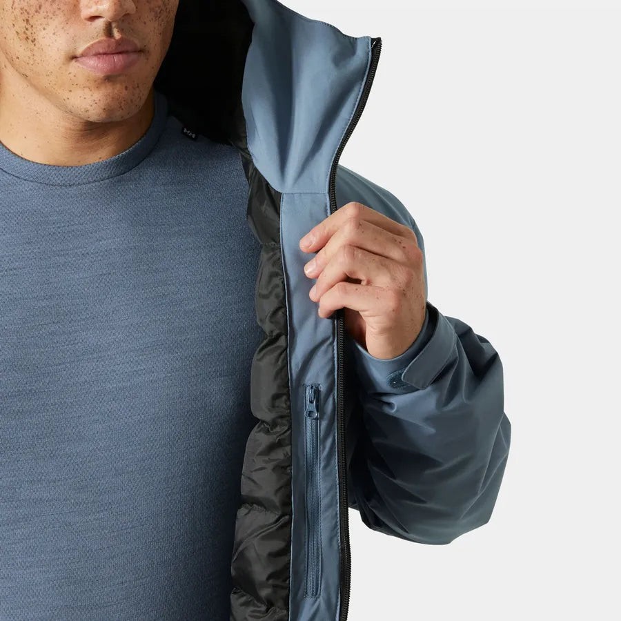 Helly Hansen Men's Swift Team Insulated Ski Jacket Skijakke Herre - Washed Navy